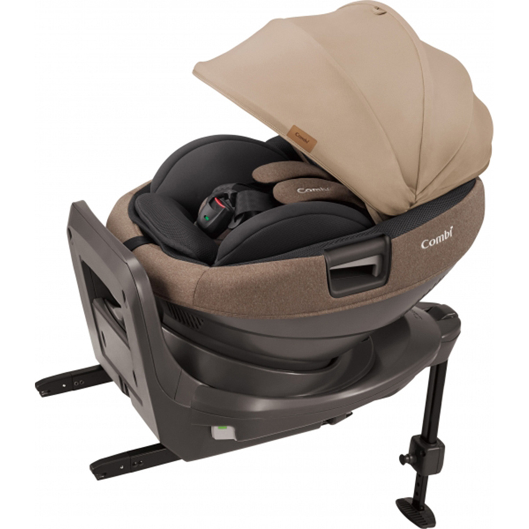 【 コンビ 】 THES ISOFIX エッグショック ZC-690 ベージュ チャイルドシート 新生児 こども 子供 お出かけ 旅行 カーシート  combi ベビー用品 出産準備 出産 [AA32-NT]