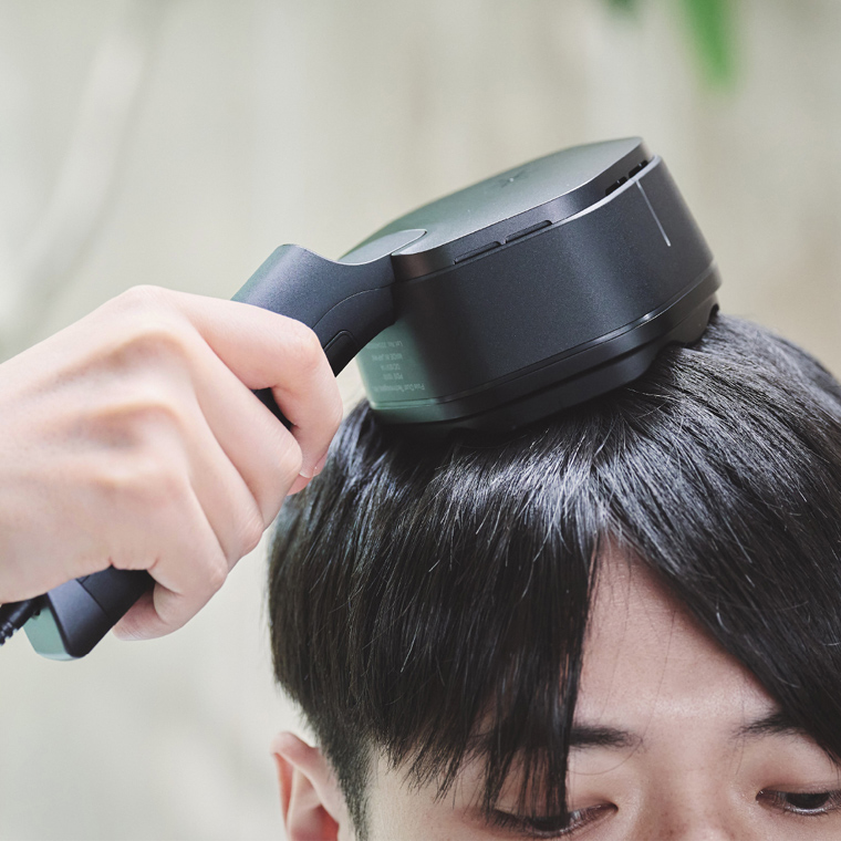 超音波 スカルプケア デバイス 「SonoRepro」 ピクシーダストテクノロジーズ ソノリプロ 落合陽一 頭皮ケア 頭皮マッサージ ヘッドスパ スカルプマッサージ ヘアケア 美容機器 美容家電 ［EF01-NT］