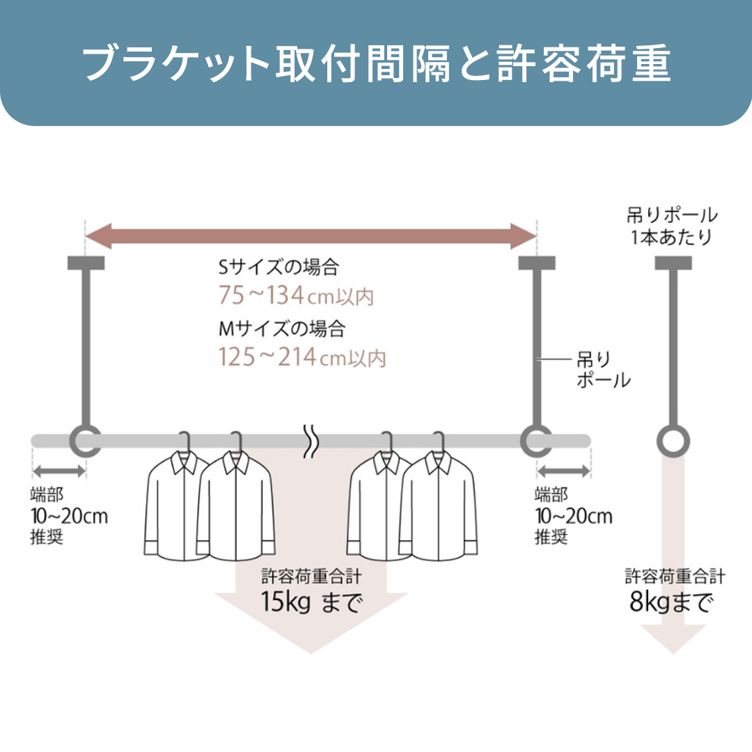 TOSO 簡単着脱・ゆれピタ機能がやさしい ランドリーバーLB-1 高さ60cm 伸縮ポール(Mサイズ付)白 室内干し ランドリーバー ハンガーバー 花粉対策 簡単 取付 モノトーン ランドリールーム バスルーム リフォーム DIY[BD255-NT]