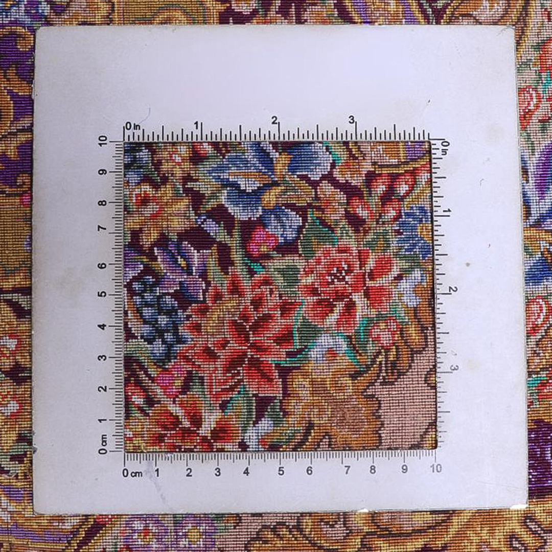 【 限定1品 】高級オリエンタル絨毯（シルク100％）マラーム工房　212×137cm（FN-70344）