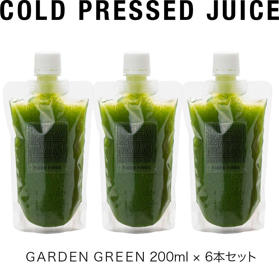 【定期便 全３回】野菜と果物の コールドプレスジュース ＧＲＥＥＮ ＧＡＲＤＥＮ 200ml × 6本セット 酵素ドリンク ライフスタイル 健康 美容 野菜 果物 新鮮 特別栽培 SDGs ジュース 冷凍 [DZ10-NT]