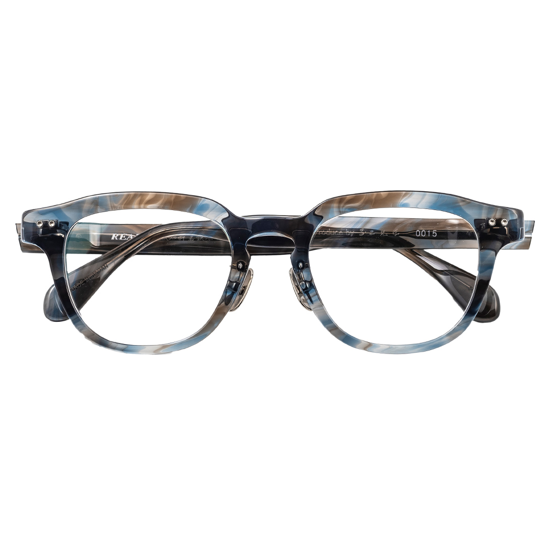 【 リアル メガネ タートル 】ＲＥＡＬ 温故知新 若狭 参 カラー05  度無しブルーライトカットレンズ＆老眼レンズ対応 眼鏡 メガネフレーム 国産 鯖江製 [DU75-NT]