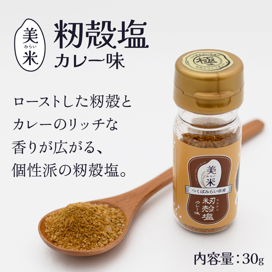 金の恵み米塩 美米～みらい～ 塩３種セット（米塩・籾殻塩カレー味・黒糖入りごまみそ塩） ソルト しお salt 食べ比べ 調味料 塩 セット 便利 料理 味付 アレンジ こだわり 天然 ミネラル 手づくり さかたの塩 おにぎり 米 コシヒカリ こしひかり 玄米 甘み 旨味[AI29-NT]