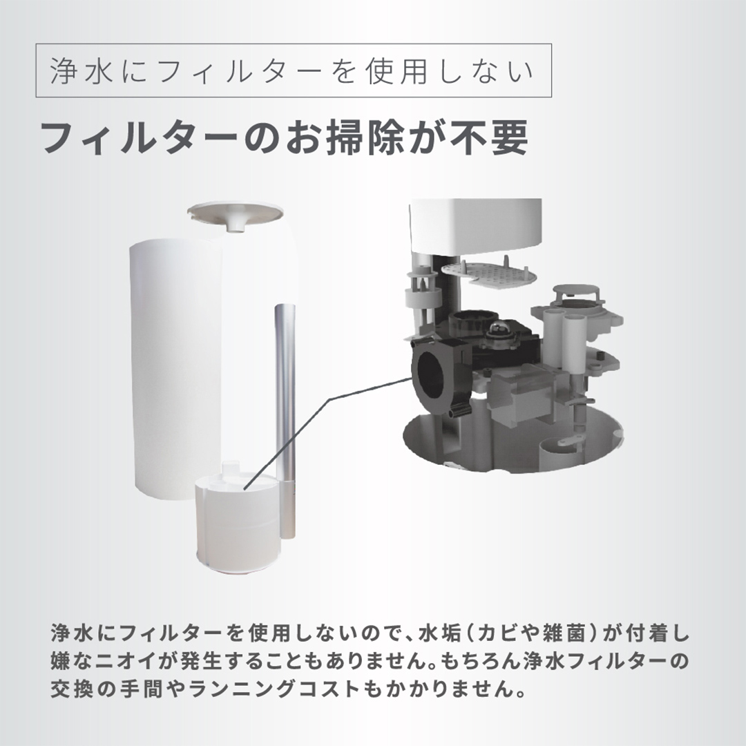 LAVINO エアリファイ ハイブリッド加湿器 （ブラック） ラビーノ 加湿器 空調 空調家電 家電 インテリア [EV05-NT]