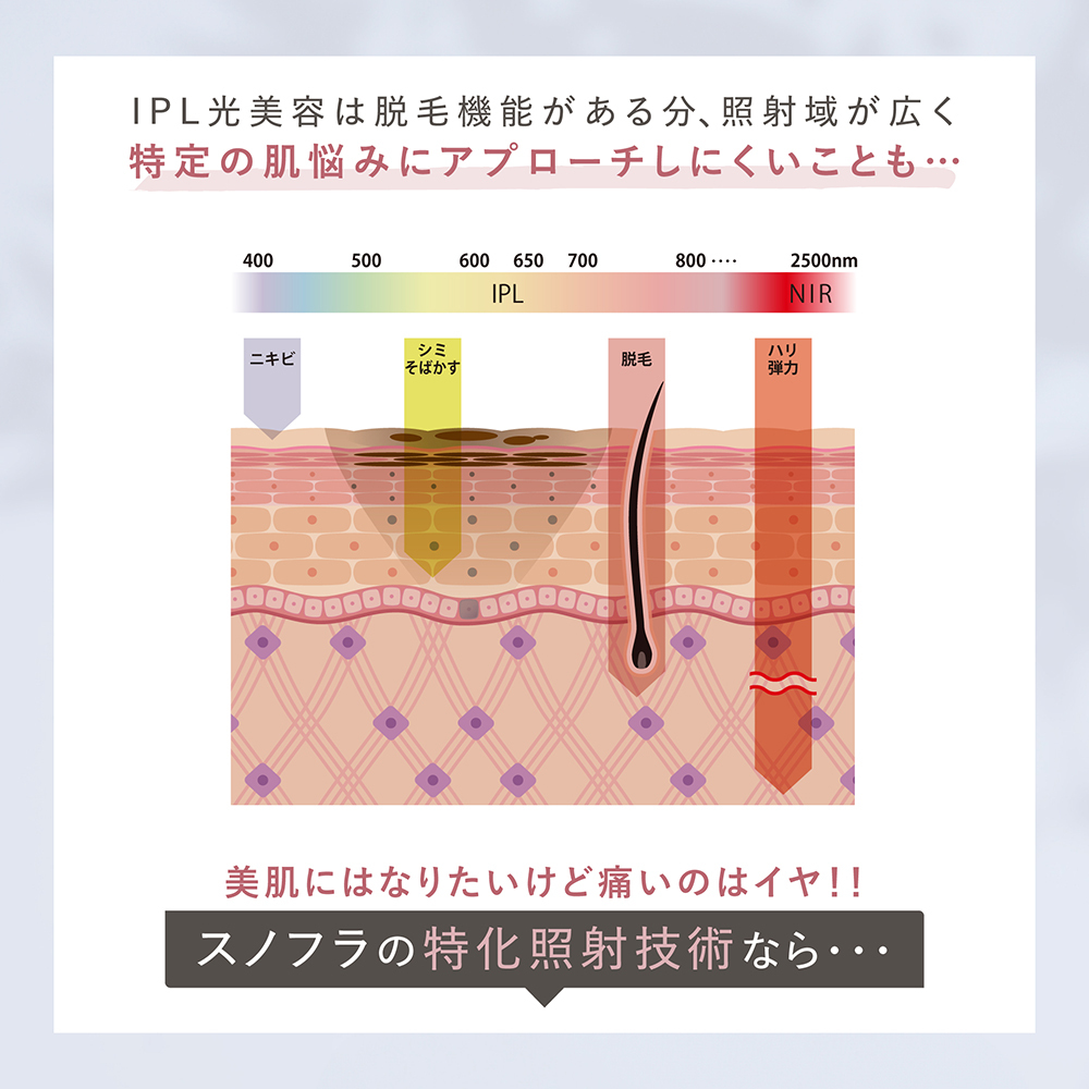 LINKA スノー フラッシュ（DPL_NIR 光美容器） LINKA リンカ 美顔器 美白 美容 スキンケア 美容家電 エステ フォトフェイシャル [EV07-NT]