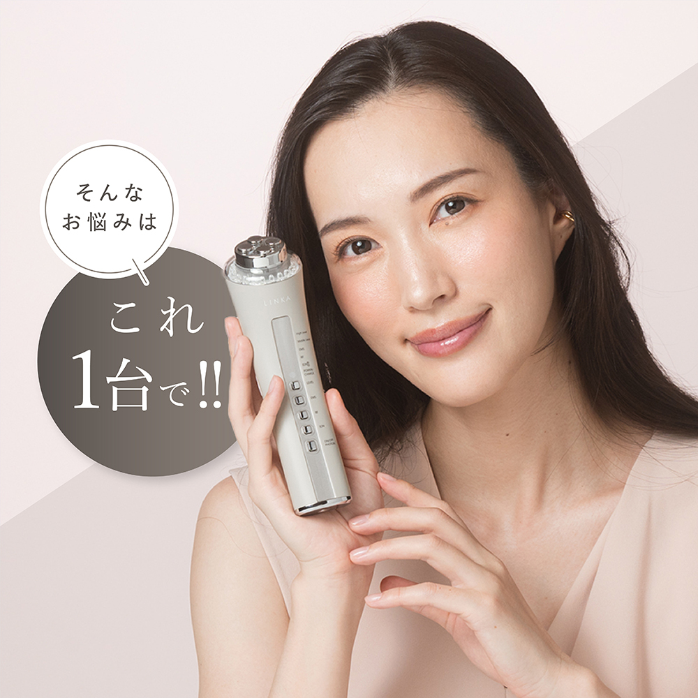 【母の日ギフト対応】 LINKA マルチフェイシャルトリートメント（複合美顔器） リンカ 美顔器 美容 エステ ギフト ラッピング 贈呈品 プレゼント 母の日 母の日準備 母の日ギフト [EV03-NT-md]