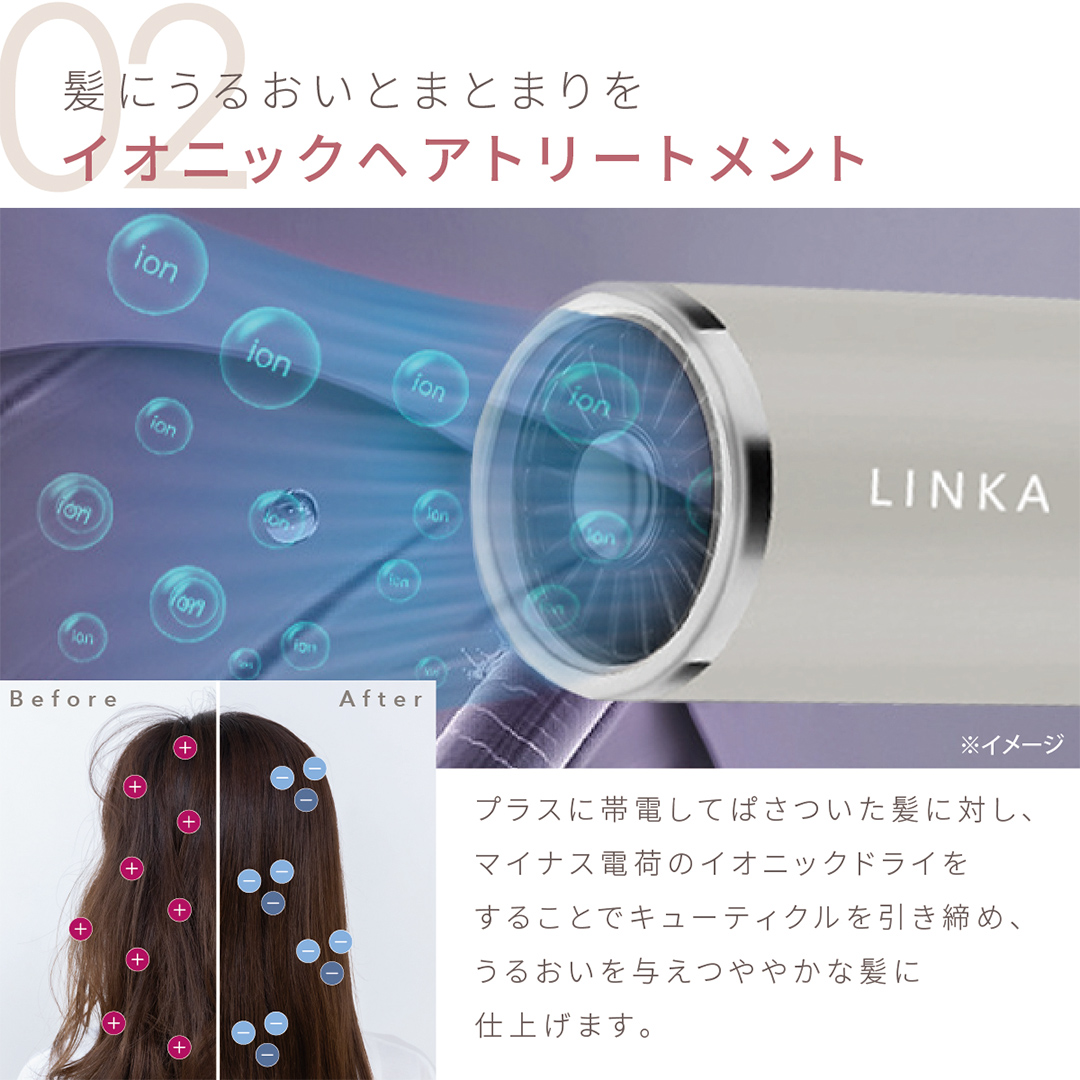 【母の日ギフト対応】 LINKA スマートブロウ （ヘアードライヤー） LINKA リンカ ドライヤー ヘアケア 髪 美容 サロン エステ [EV16-NT-md]