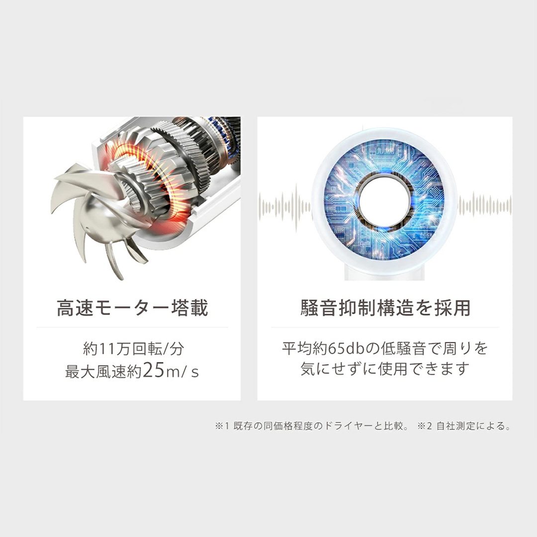 美ルル 速乾マイナスイオンドライヤー ゼファー belulu Zephyr 速乾 低温 マイナスイオン 軽量 小型 大風量 風音調節 風量調節 回転 ドライヤー ヘアドライヤー 美ルル ゼファー 【DD130-NT】