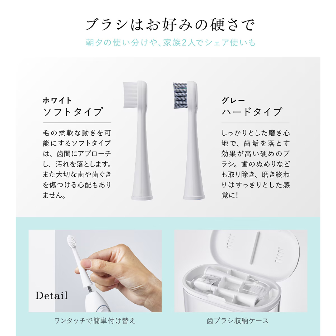 WAVE WAVE JET WASHER 電動ハブラシ ジェットウォッシャー 電動歯ブラシ 歯ブラシ 電動ハブラシ オーラルケア はぶらし ブラシヘッド 歯ブラシセット はみがき 電動 ジェットウォッシャー  [AG253-NT]