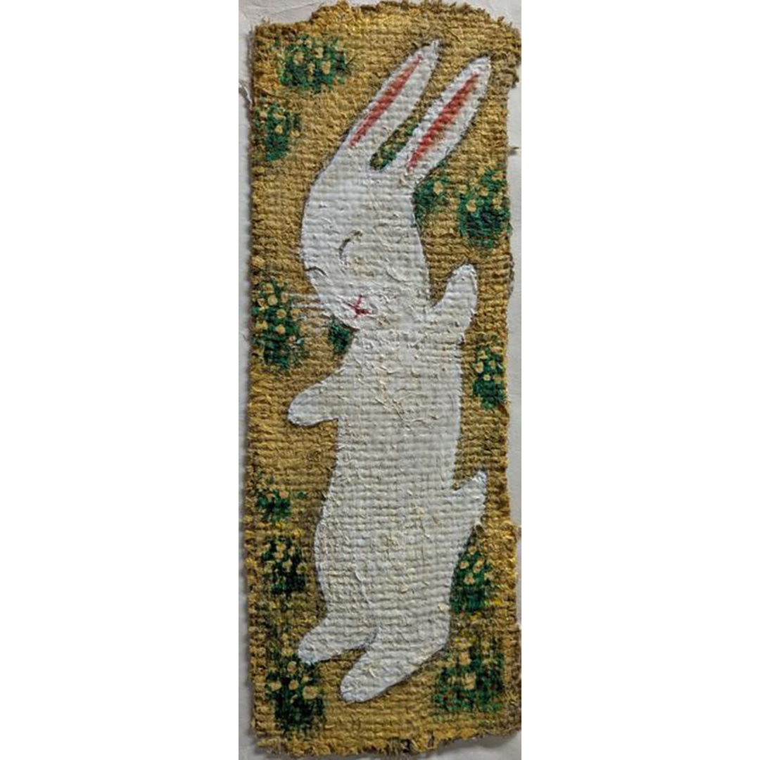 【 限定 1点 】うさぎ・踊る(掛け軸) [BG98-NT]