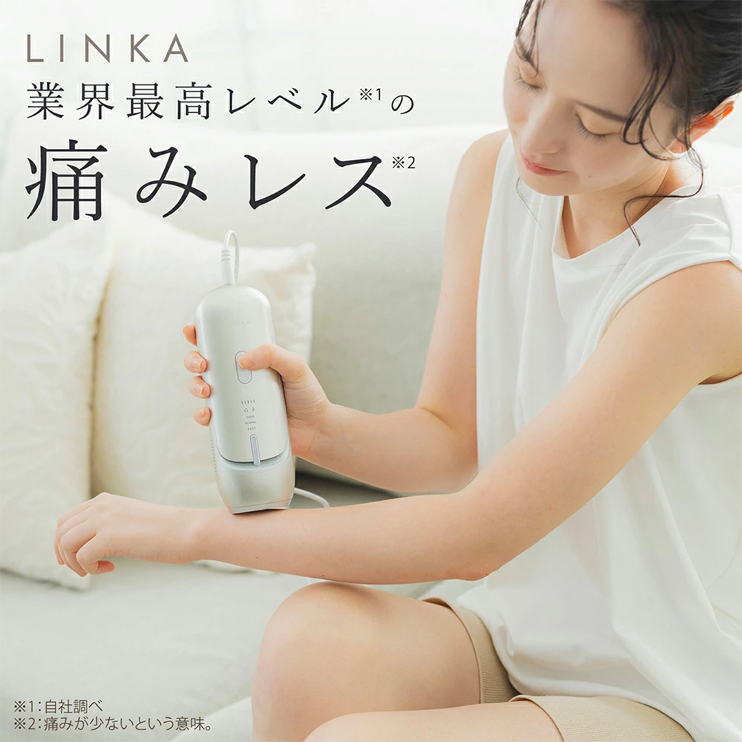 LINKA フレアタッチ プロ リンカ 脱毛器 脱毛 光美容 エステ 美顔器 美容機器 美容 美肌 ボディケア VIO 顔 脇 ワキ ヒゲ 家電 美容器 [EV34-NT]