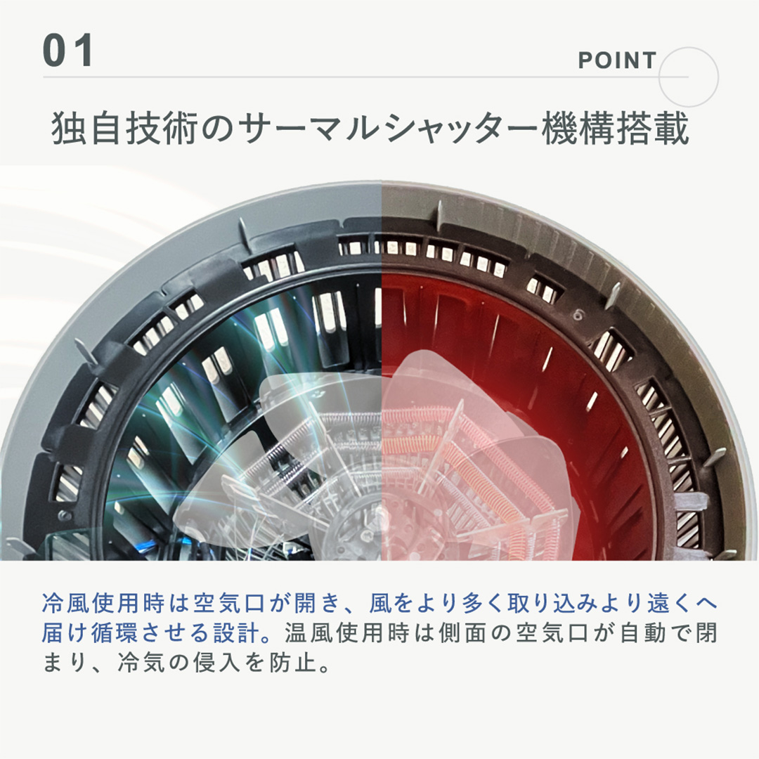LAVINO エアーバランス ラビーノ 涼風 サーキュレーター LAViNO 空気循環 クーラー 効率 温度設定 15℃ 35℃ タイマー 首振り 丸洗い 転倒停止 衣類乾燥 5段階調節 12時間タイマー オールシーズン 温風 冷風 梅雨対策 花粉対策［EV30-NT］