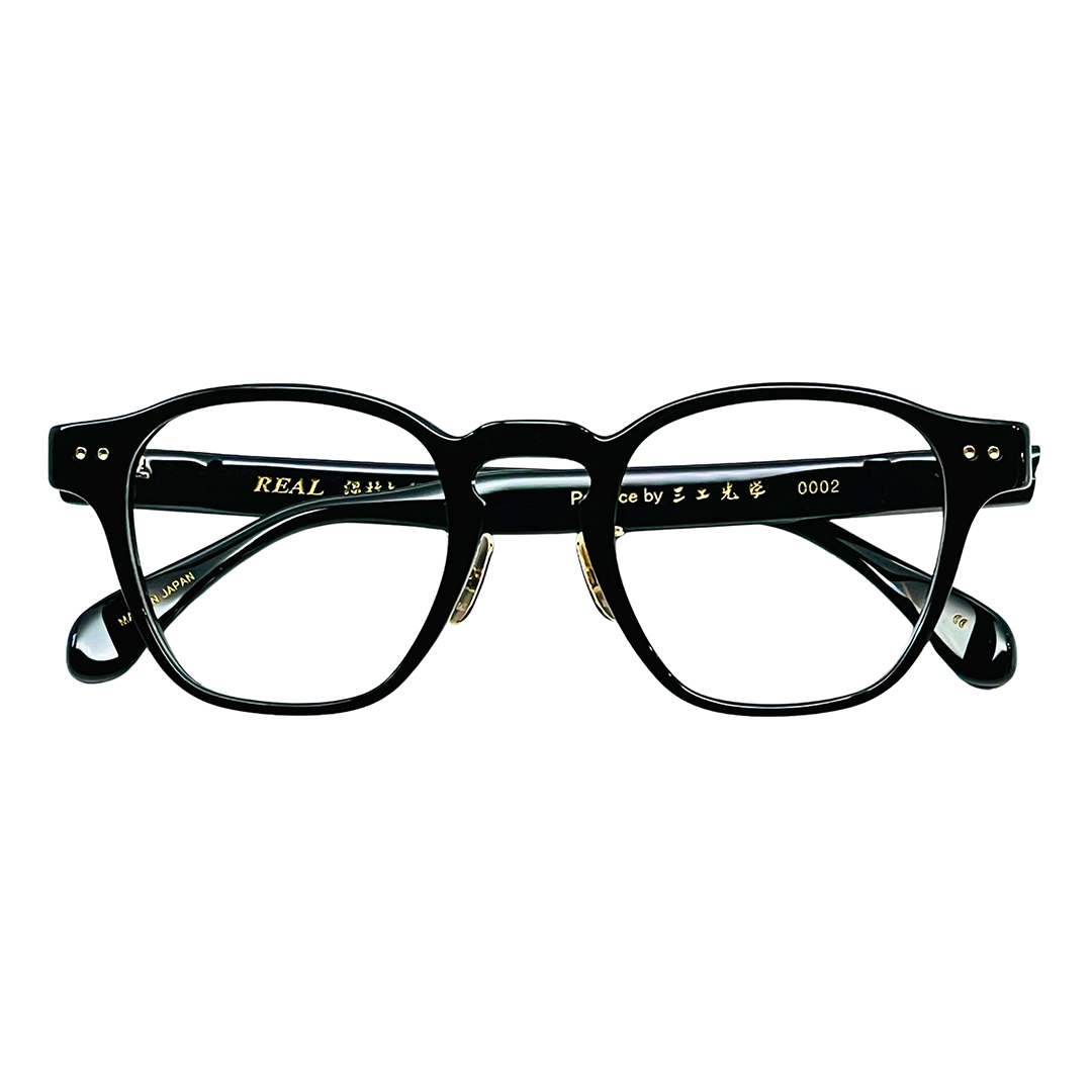 【 リアル メガネ タートル 】ＲＥＡＬ 温故知新 若狭 四 カラー01 度無しブルーライトカットレンズ＆老眼レンズ対応 眼鏡 メガネフレーム 国産 鯖江製 [DU77-NT]
