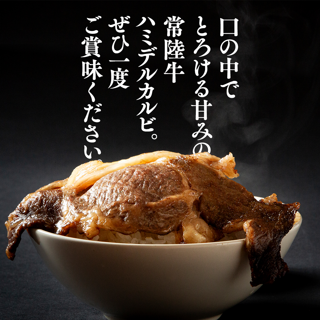 【 スピード発送 】【 常陸牛 】A5 等級 ハミデルカルビ 1kg (6～10枚) ひたちぎゅう ブランド牛 カルビ 国産牛 黒毛和牛 和牛 国産黒毛和牛 お肉 A5ランク 高級 BBQ パーティ (茨城県共通返礼品) [BX128-NT-sp]