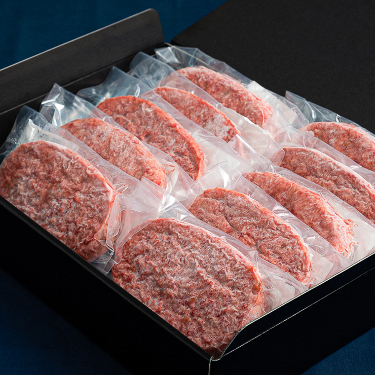 【 常陸牛 】 100% ハンバーグ ×10個 （ ソース付き ） (茨城県共通返礼品) 牛肉 加工品 惣菜 お取り寄せグルメ 個包装 デミグラス 冷凍ハンバーグ [BX12-NT]