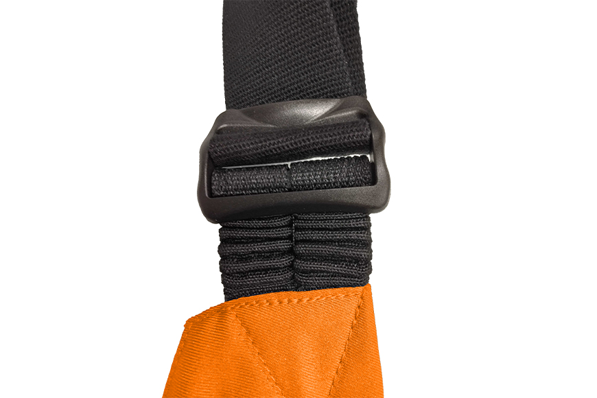 EVACKiDS 避難くん 介助用おんぶひも オレンジ 避難用 緊急 災害用 介護 防災用品 防炎 大人用 衝撃吸収 リフレクター ホイッスル 収納袋 74-CE