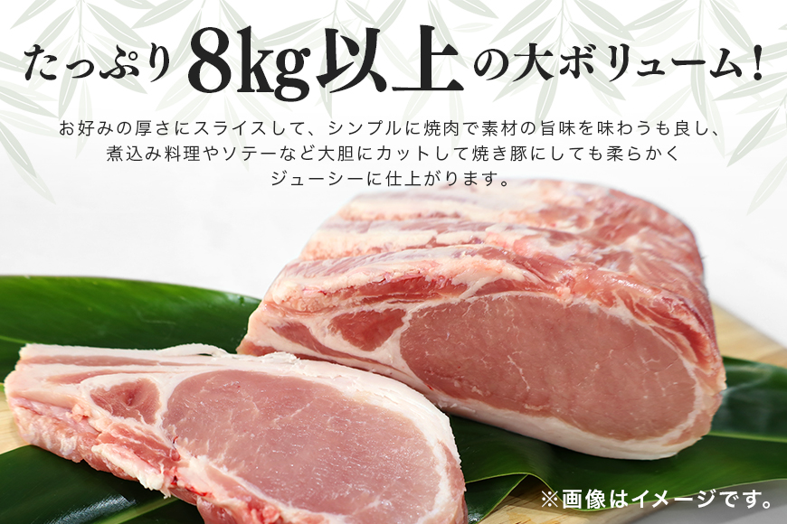 ブランド豚「ばんぶぅ」モモブロック1本（8kg以上）ばんぶぅ 豚肉 モモ もも肉 モモブロック ブロック肉 モモ肉 しゃぶしゃぶ 焼き肉 真空パック しゃぶしゃぶ肉 焼肉用 ぶた肉 ブタ肉 国産 茨城県産 ギフト プレゼント 冷蔵 高級部位 ブランド豚 42-H