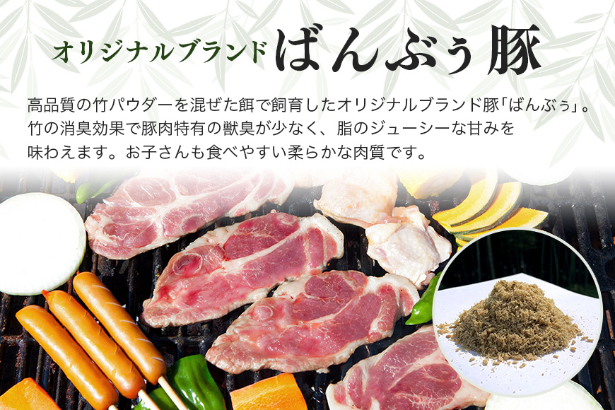 ブランド豚「ばんぶぅ」小分け 豚肩ロース焼肉用 1kg（500g×2パック） 冷凍便 1キロ 大容量 たっぷり 豚肉 豚ロース 豚肩ローススライス肉 焼き肉用 やき肉用 やきにく用 ヤキニク用 薄切り肉 うす切り肉 ぶた肉 ブタ肉 国産 茨城県産 ギフト プレゼント お祝い 42-X