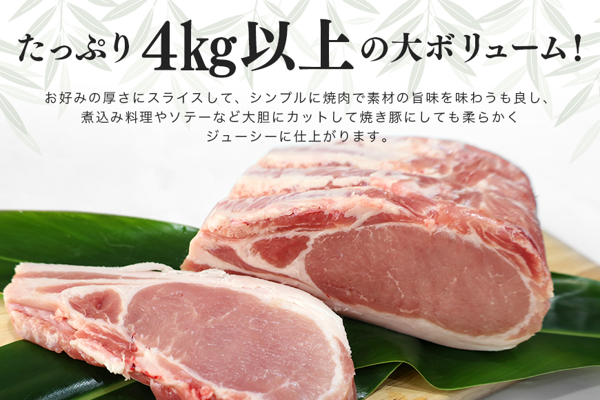 ブランド豚「ばんぶぅ」ロースブロック1本 ばんぶぅ 豚肉 ロース ブロック肉 真空パック 生姜焼き しょうが焼き 焼き肉 しゃぶしゃぶ 豚しゃぶ 焼肉 ぶた肉 ブタ肉 国産 茨城県産 ギフト プレゼント 冷蔵 高級部位 ブランド豚 42-B