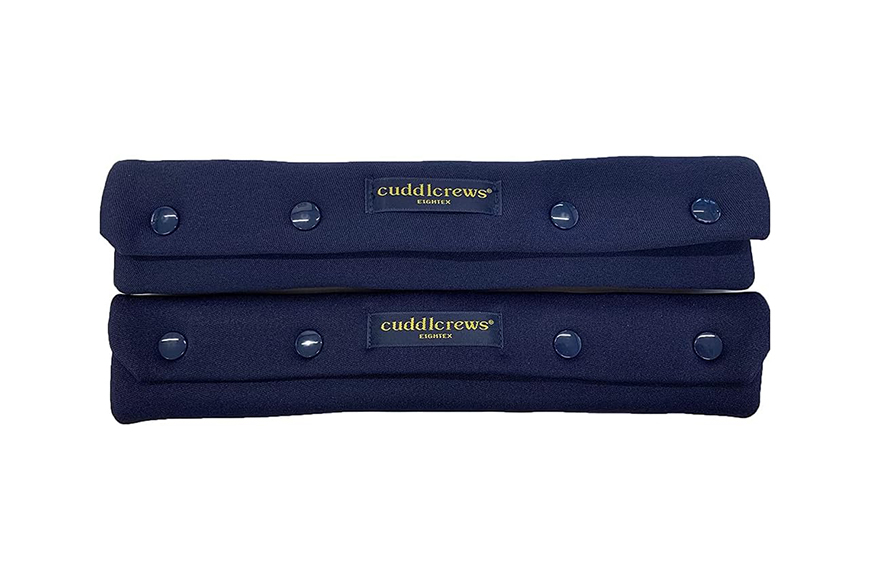 カドルクルーズ シートベルトパッド（2本組） ネイビー 日用品 シートベルト シート ベルト 安全 便利 ソフト 肌触り ショルダー 肩 お腹 全年齢 セット 74-BO