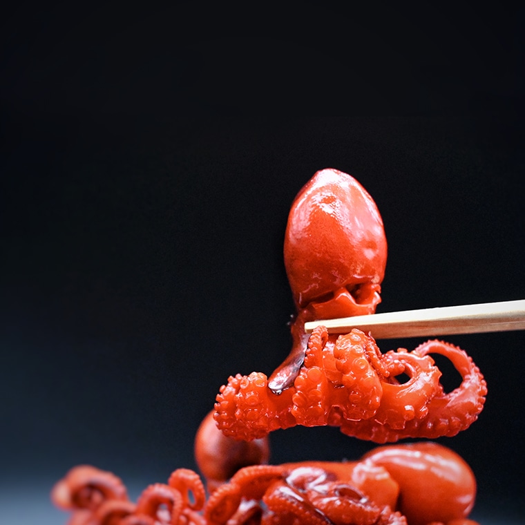 味付けチビたこ からし風味 800ｇ 2箱 やまさん商店 たこ 蛸 ピリ辛 ちびだこ つまみ 珍味 