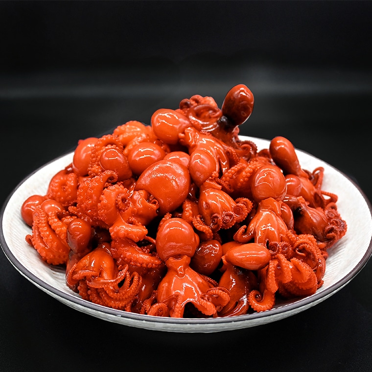 味付けチビたこ からし風味 800ｇ 3箱 やまさん商店 たこ 蛸 ピリ辛 ちびだこ つまみ 珍味