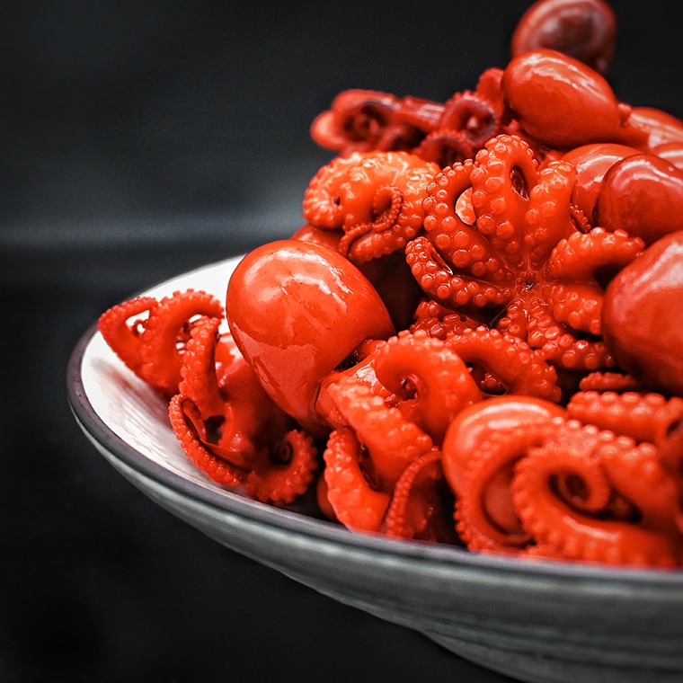 味付けチビたこ からし風味 800ｇ 3箱 やまさん商店 たこ 蛸 ピリ辛 ちびだこ つまみ 珍味