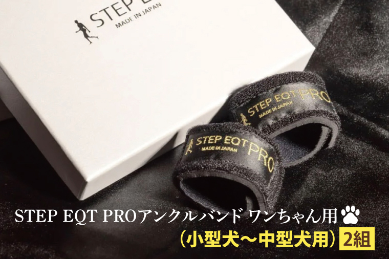 アンクルバンド ワンちゃん用（小型犬〜中型犬用） 2本組 STEP EQT PRO 転倒防止 サポート ハンドメイド 手作り