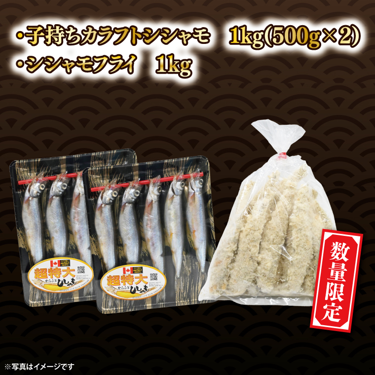 【数量限定】シシャモ シシャモフライ セット 訳あり ワケアリ 子持ちシシャモ カラフトシシャモ カラフトししゃも ししゃも 2kg 簡単調理 フライ 冷凍 魚介類 大洗 時短