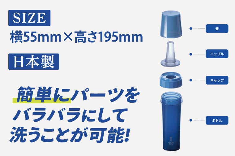 FACE LINE BOTTLE 本体2本＋交換用ニップル2個セット