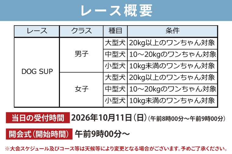 第6回 SUNBEACH CUP （2026年10月11日開催）DOG SUP 駐車場利用（1台）許可証付き サンビーチカップ SUP サップ 大会 出場権 参加券 大洗 サンビーチ