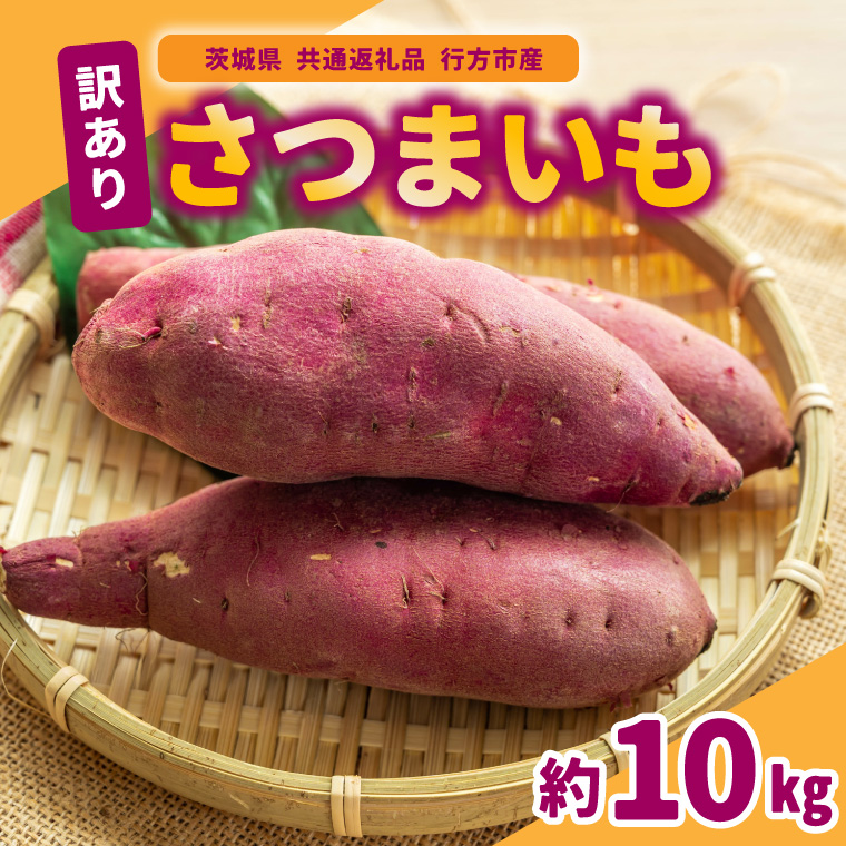 訳ありさつまいも 10kg (茨城県共通返礼品:行方市産) (BR148)