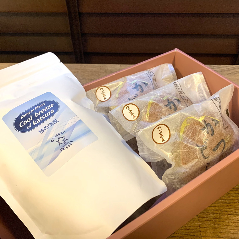 珈琲とかつどら3個セット【桂の清風(粉)/つぶあん】(AF084)