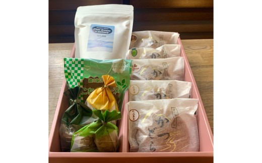 珈琲豆と焼菓子9種【桂の清風】(AF113)