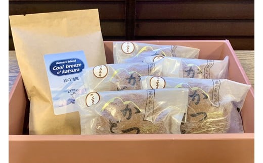 珈琲とかつどら5個【桂の清風(ドリップバッグ)/つぶあん】(AF135)