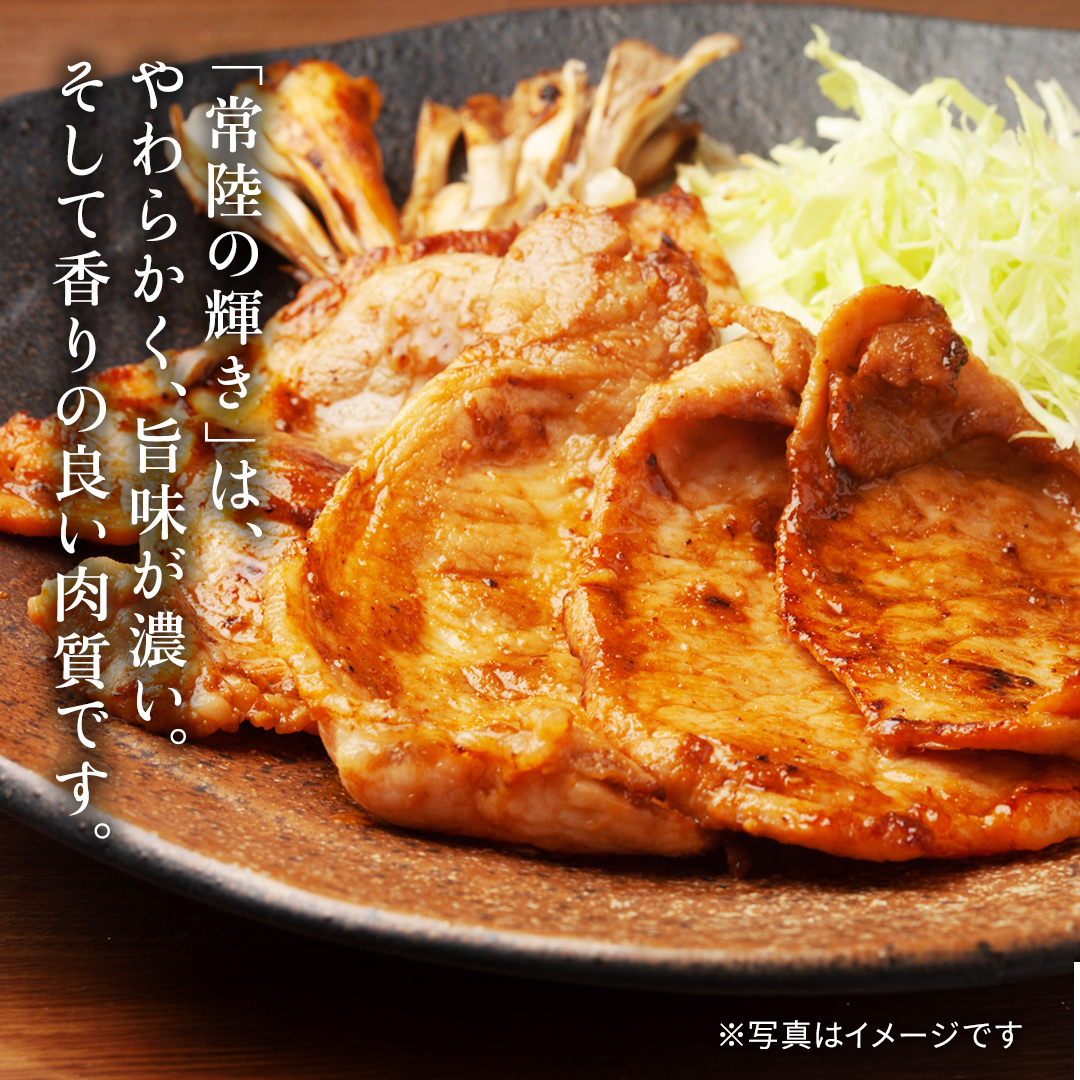 【 3カ月 定期便 】茨城県 銘柄豚 「 常陸の輝き 」豚ロース 味噌漬け 6枚入 （ 100g × 6枚 ）豚肉 ブランド豚 茨城県 銘柄豚 味噌 冷凍 人気 定期便 生活 定期 応援 3回 3ヶ月 霜降り肉 冷凍 ギフト 贈り物 贈答用（AP016）