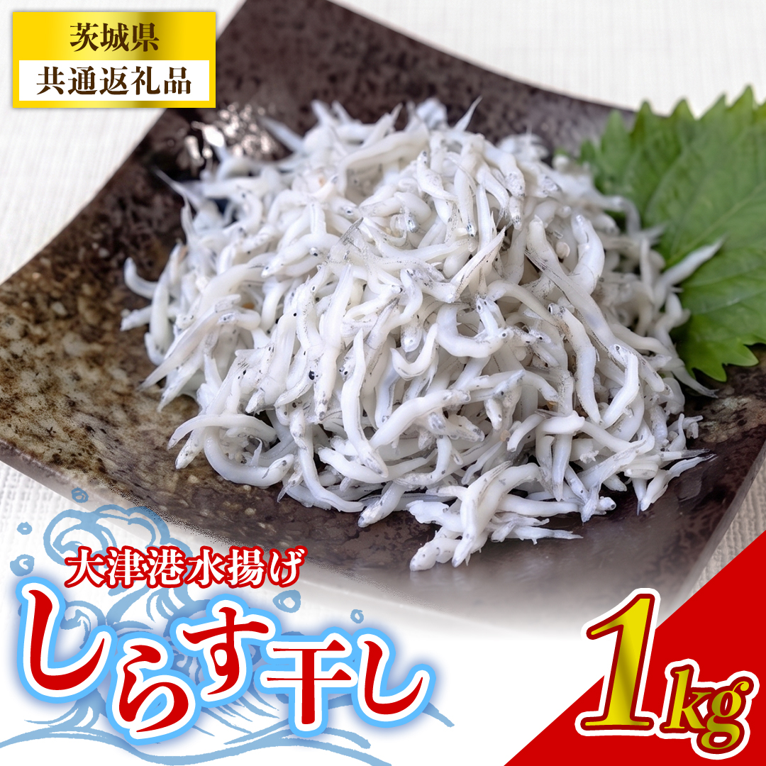 大津港水揚げしらす干し 1kg (茨城県共通返礼品:北茨城市) (BC001)