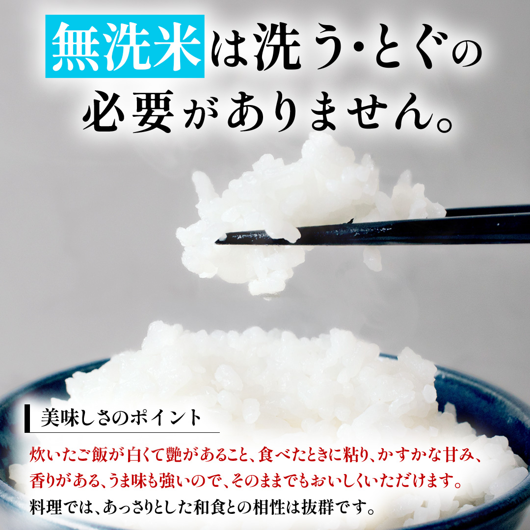 【令和8年産 新米】洗わず炊ける時短米！コシヒカリ 無洗米 5kg × 3ヶ月 定期便（9月開始） [AX081]