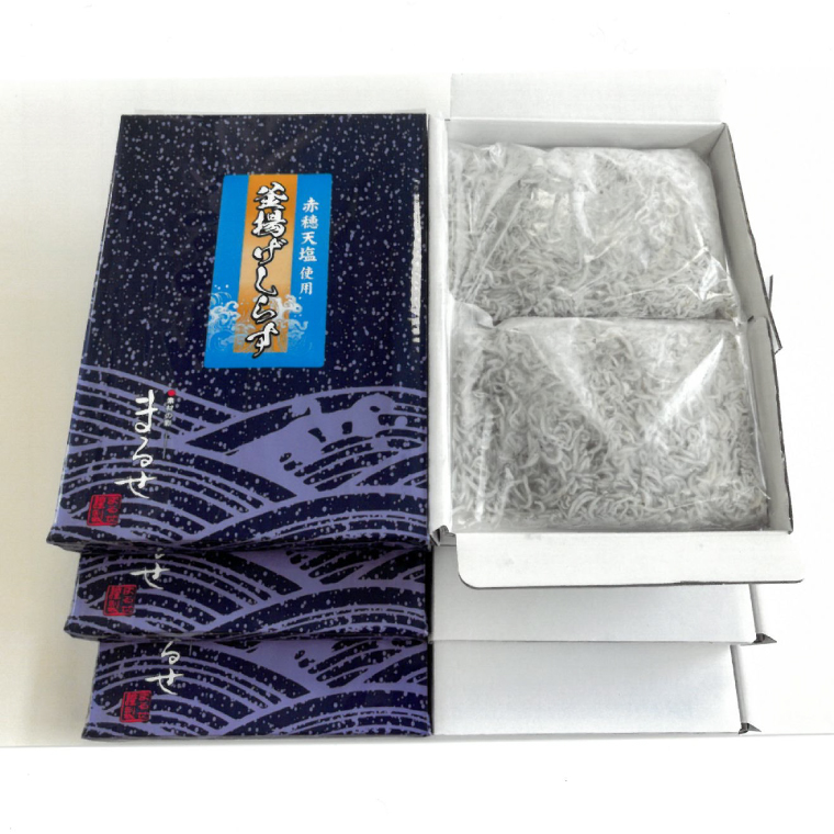 【12回定期便】大津港水揚げの釜揚げしらす 1.5kg(250g×2パック×3箱) (茨城県共通返礼品:北茨城市) (BC028)