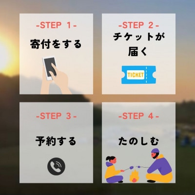 キャビン&わいわいBBQパック　4人用キャビンご利用券(1泊)【配送不可地域：離島】【1350184】