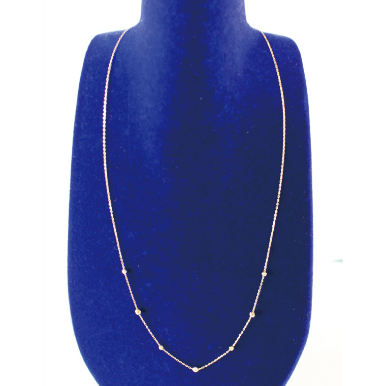 K18 トライアングルミラーネックレス【アクセサリー 18金 K18 ホワイトデー ファッション おしゃれ 小物 ギフト フォーマル カジュアル 国産】（36-01-1）