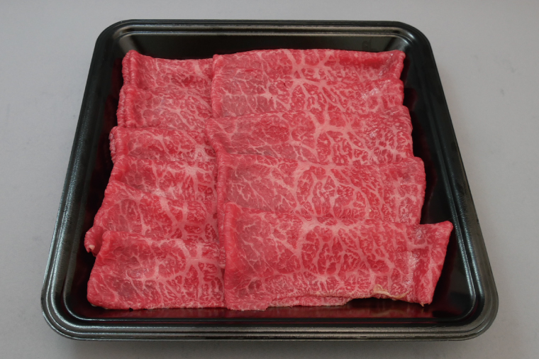 03-03 黒毛和牛「常陸牛」モモ又は肩部位 すき焼き用 約400ｇ【ブランド牛 牛肉 黒毛和牛 ひたちぎゅう 良質 霜降り 冷凍 茨城県 阿見町】