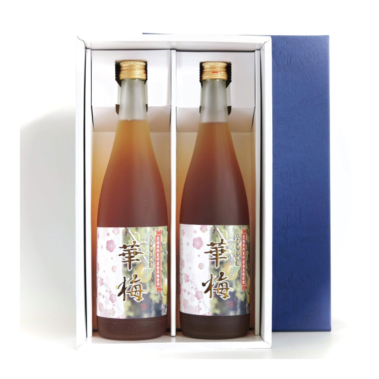 あみの梅酒 華梅 2本セット【南高梅 熟成梅酒 ロック ソーダ割 阿見町 茨城県】（42-01）