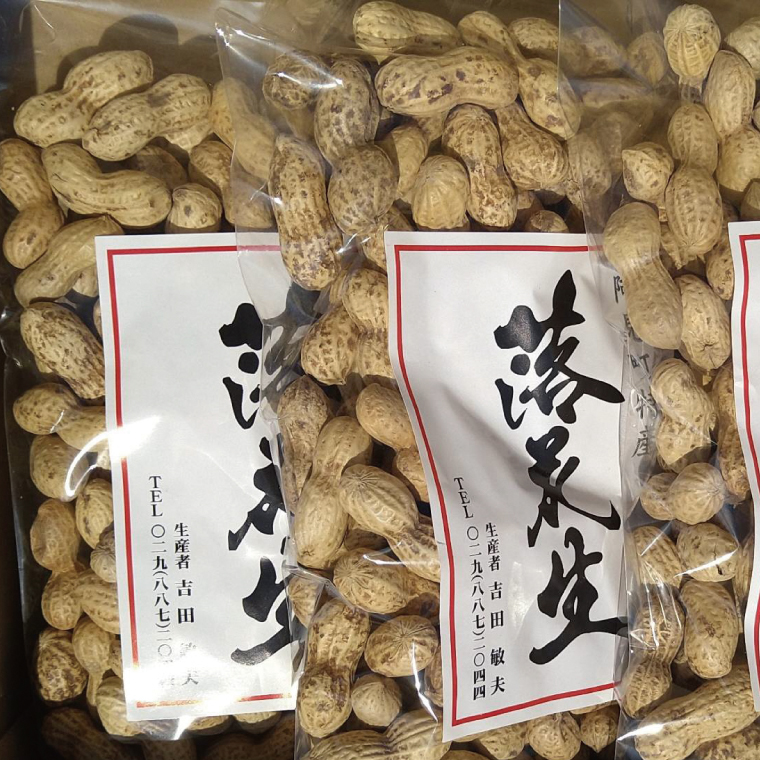 茨城県阿見町産 落花生 中手豊 300ｇ×3袋入り【ピーナッツ おつまみ 殻付き 国産 阿見町 茨城県】（04-27）