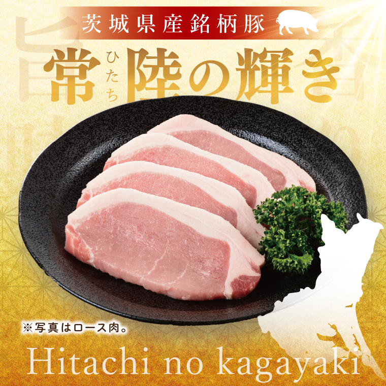 【茨城県共通返礼品/鉾田市】国産常陸の輝き豚ロースブロック 1.0kg | 霜降り 柔らかい 高品質 茨城県産(92-10)