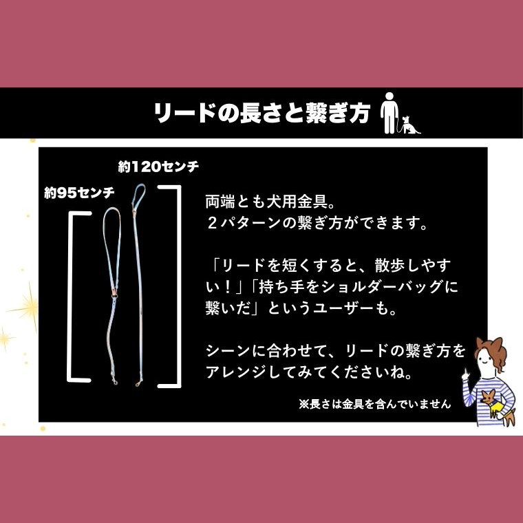『レッド』犬用光るリード/特注高輝度反射材使用【小型犬用10キロまで】｜散歩 愛犬 夜散歩 阿見町 茨城県（40-33）