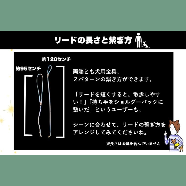 『ギラギラ・フォレストグリーン』犬用光るリード/特注高輝度反射材使用【小型犬用10キロまで】｜散歩 愛犬 夜散歩 阿見町 茨城県（40-35）