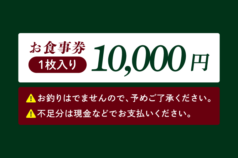 【2026年5月中旬より順次発送】阿見町の人気焼き肉店『福寿苑』お食事券10,000円分｜常陸牛 ローズポーク 有機野菜 国産野菜 本格焼酎 地酒（100-01）