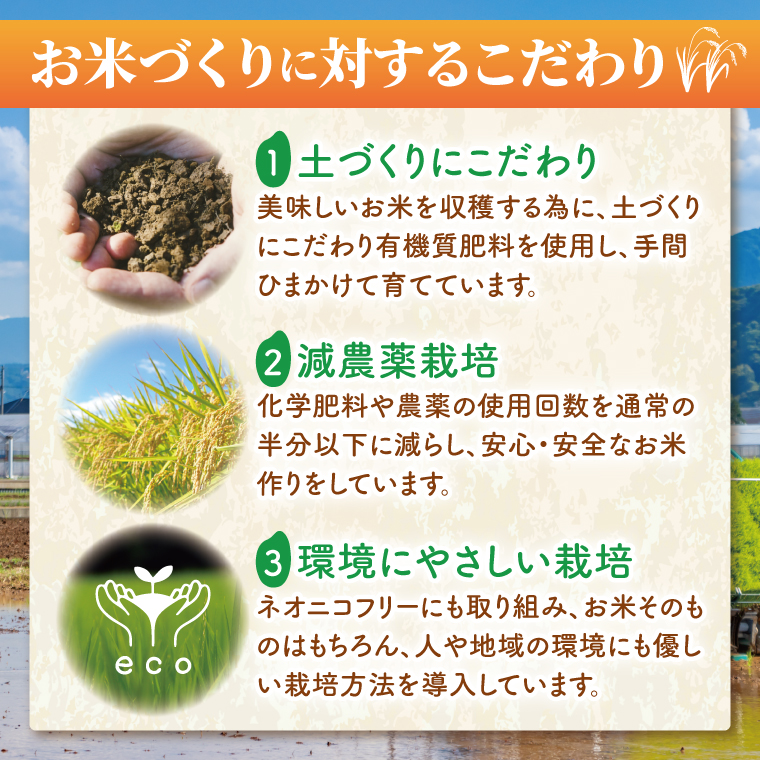 令和7年産 特別栽培農産物認証 コシヒカリ 精米 ５kg 特栽米 ネオニコフリー 減農薬 減化学肥料 安心 安全 こしひかり 白米 弁当 おにぎり オニギリ 有機肥料 特別栽培米 エコ農産物 茨城県産米(86-03)