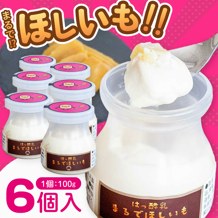まるでほしいも 100g×6個 (ほしいもクン特製 化粧箱入り 1箱 (3個入り)×2個) 干し芋風 さつまいもスイーツ しっとり 食感 甘い おやつ 人気 お菓子 お取り寄せ【茨城県共通返礼品/つくば市】（106-22）